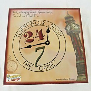 Family Board Game Twenty Four Seven 24/7 Round the Clock Complete Vintage Rare